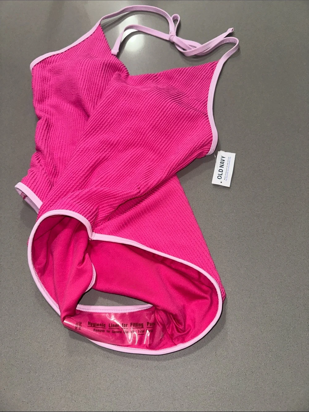 Old Navy Girls' Pink One-Piece Swimsuit